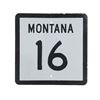 Image 1 : Montana Highway 16 Large Reflective Road Sign