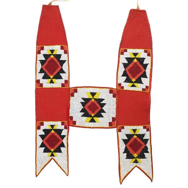 Northern Plains Beaded Horse's Martingale 20th C.