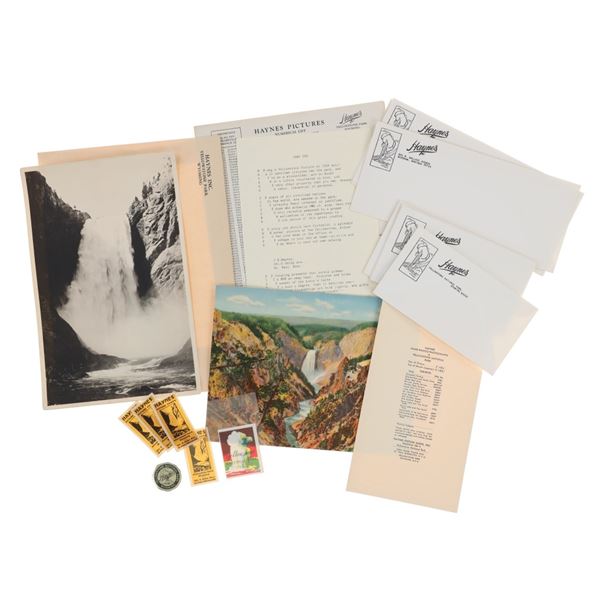 F. J. Haynes Yellowstone Park Ephemera Early 1900s