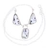 Navajo S. Silver White Buffalo Turquoise Necklace