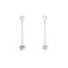 Opulent Diamond & 18k White Gold Dangle Earrings