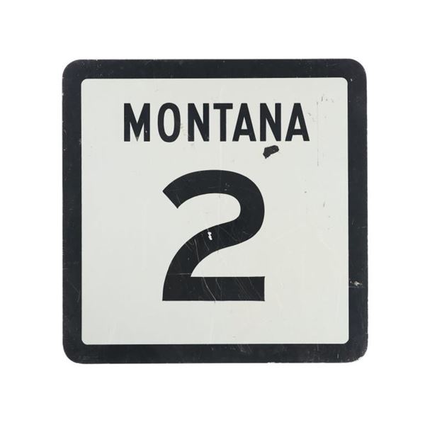 Montana Highway 2 Large Reflective Road Sign