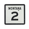 Image 1 : Montana Highway 2 Large Reflective Road Sign