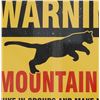 Image 9 : Mountain Lion Warning Sign from Canada