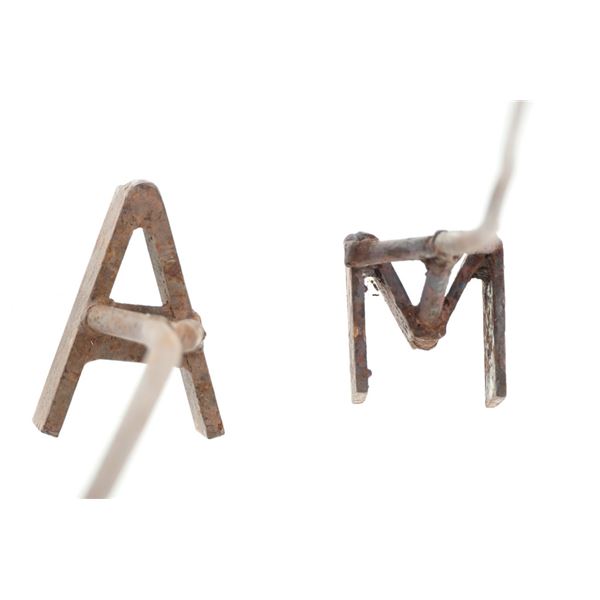 Montana Lewis & Clark Co. Branding Irons c. 1960's