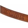Image 7 : Texas Leather Belt and Silver Turquoise Buckle