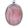 Image 4 : Navajo C. Tom Sterling Silver Rhodonite Necklace
