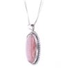 Image 5 : Navajo C. Tom Sterling Silver Rhodonite Necklace