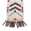 Image 3 : Plains Strike-A-Lite Beaded Hide Bag 20th C.