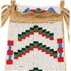 Image 4 : Plains Strike-A-Lite Beaded Hide Bag 20th C.