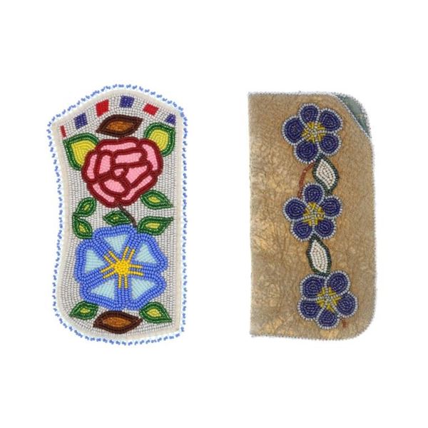 Apsáalooke Crow Hide Beaded Sheaths c. 1960's