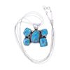 Image 1 : Navajo Jennifer Begay Silver Turquoise Necklace