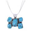 Image 3 : Navajo Jennifer Begay Silver Turquoise Necklace