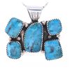 Image 4 : Navajo Jennifer Begay Silver Turquoise Necklace