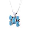 Image 5 : Navajo Jennifer Begay Silver Turquoise Necklace