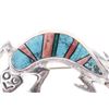 Image 4 : Navajo Sterling Turquoise Inlay Lizard Brooch