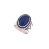 Image 1 : Navajo C. Tsosie Sterling Silver Lapis Lazuli Ring