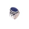 Image 3 : Navajo C. Tsosie Sterling Silver Lapis Lazuli Ring