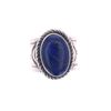 Image 6 : Navajo C. Tsosie Sterling Silver Lapis Lazuli Ring