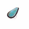 Image 1 : Navajo H. Tsosie Sterling Silver Turquoise Ring
