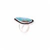 Image 6 : Navajo H. Tsosie Sterling Silver Turquoise Ring