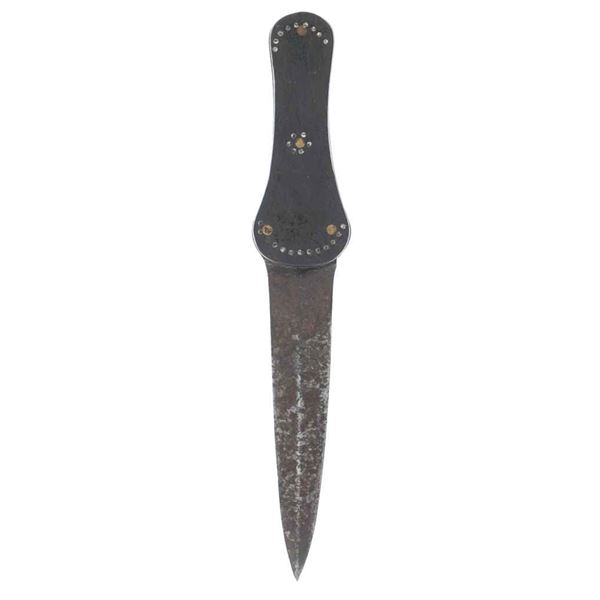American Dag Fighting Knife - Silver Spotted