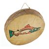 Image 5 : Pacific Northwest Polychrome Salmon Drum c. 1960s