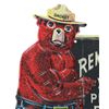 Image 2 : Smokey The Bear Embossed Polychrome Sign