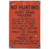 Image 2 : Montana Fish & Game Commission "No Hunting" Sign