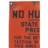 Image 3 : Montana Fish & Game Commission "No Hunting" Sign