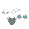 Image 1 : Collection of Sterling Silver & Turquoise Jewelry