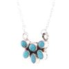 Image 5 : Navajo R. Sam Sterling Silver Turquoise Necklace