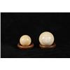 Image 11 : Solid Ivory Decorative or Billiard Balls 19th C.