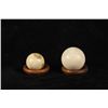 Image 1 : Solid Ivory Decorative or Billiard Balls 19th C.