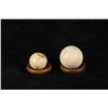 Image 2 : Solid Ivory Decorative or Billiard Balls 19th C.