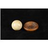 Image 6 : Solid Ivory Decorative or Billiard Balls 19th C.