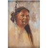 Image 10 : Native American Oil On Board Paintings 20th C. (2)