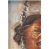 Image 11 : Native American Oil On Board Paintings 20th C. (2)