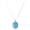 Image 2 : Navajo R. Sam Sterling Silver Turquoise Necklace