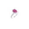 Image 4 : 3.00ct Ruby & VS2 Diamond 14k White Gold Ring