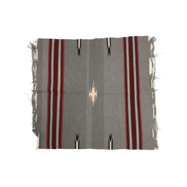 Chimayo Banded Medallion Saltillo Rug c. 1950's