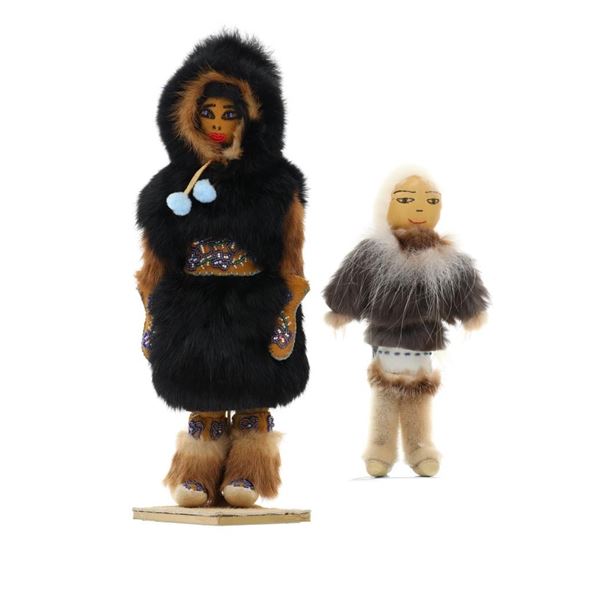 Inuit Eskimo Trade Dolls Mid to Late 1900s (2)