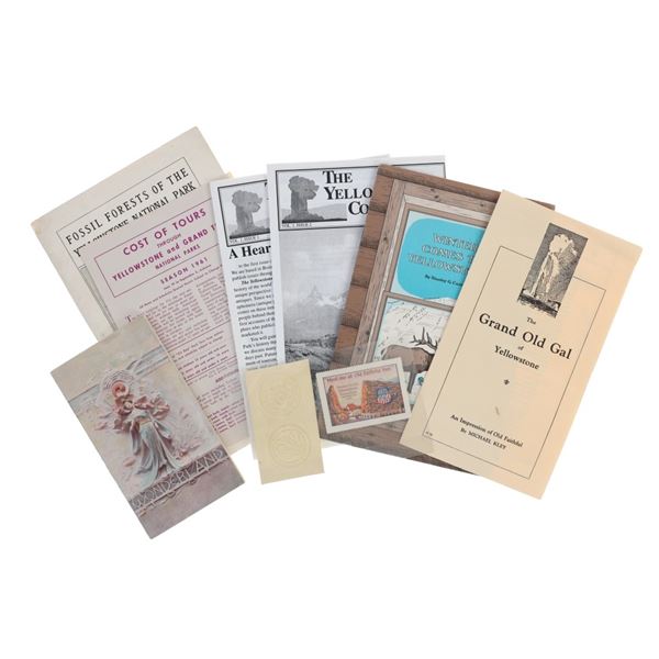 Yellowstone Souvenir Ephemera & Memorabilia