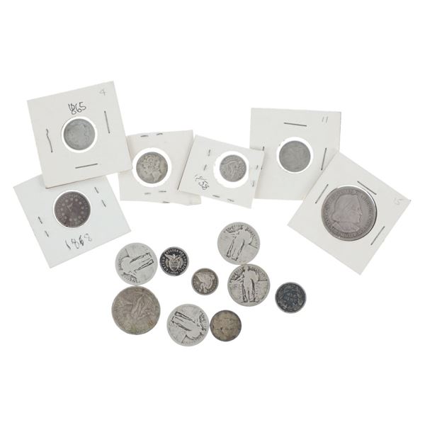 United States Silver & Nickel Coins 1838-1945 (16)