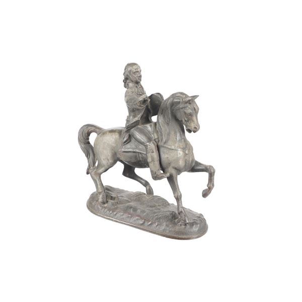 George Washington Spelter Metal Sculpture 1900-10s
