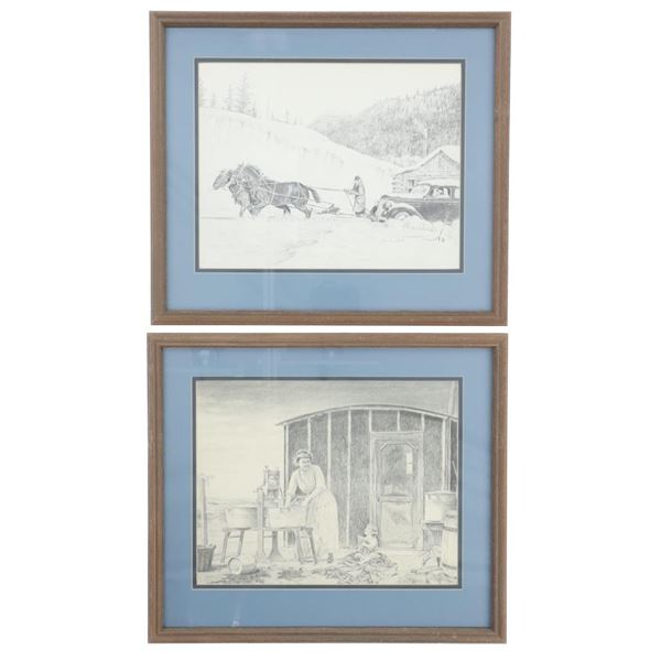 Two Don Greytak (1936-) Framed Prints c. 1970-90s