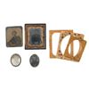 Image 1 : Four Portrait Daguerreotypes & Frames 1860-90s (4)