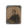 Image 2 : Four Portrait Daguerreotypes & Frames 1860-90s (4)