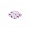 Image 8 : 0.63cts Ruby & VS2 Diamond 14k White Gold Ring