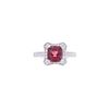 Image 2 : 1.70ct Spinel & VS Diamond Platinum Ring